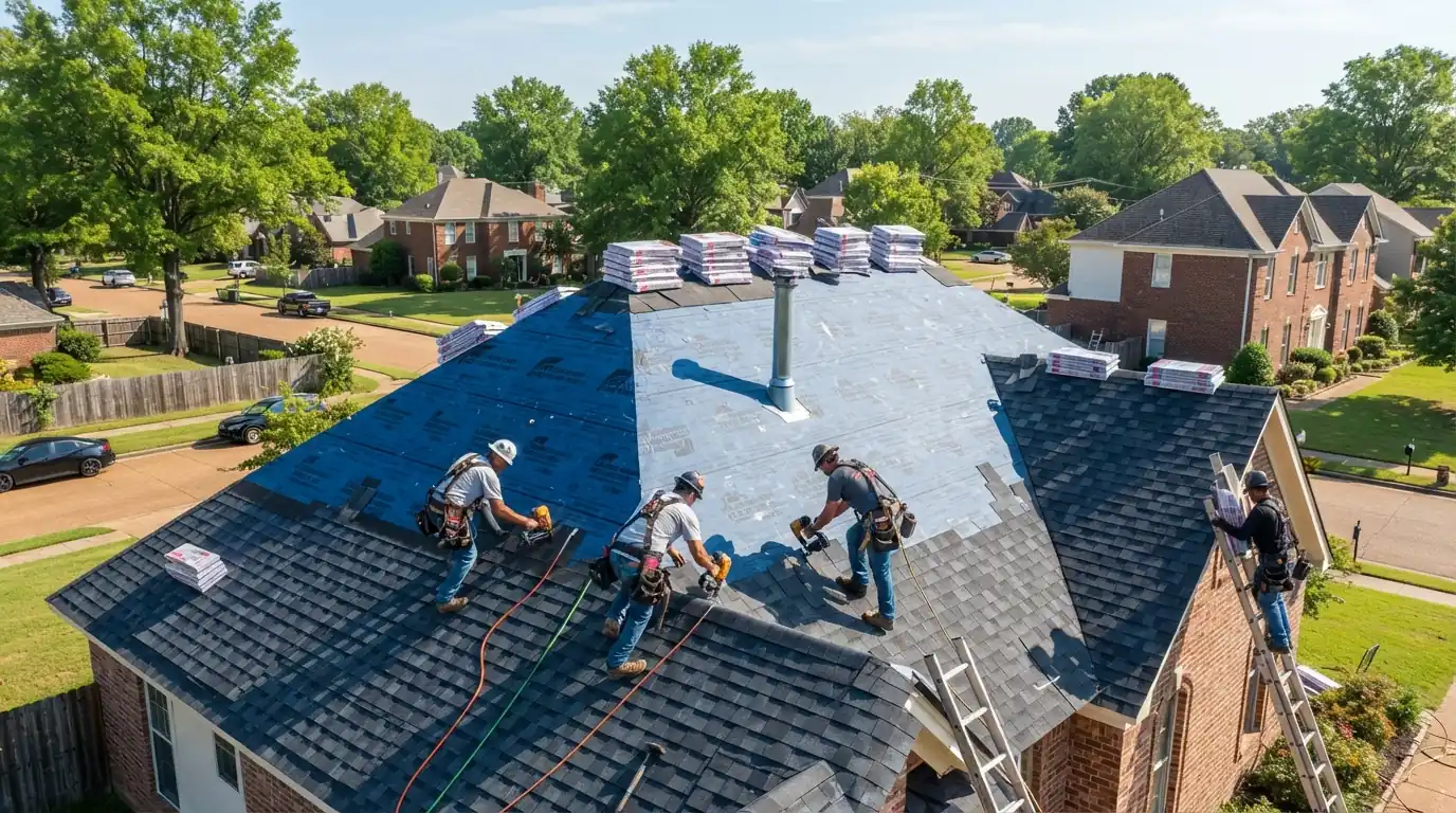 Replacement & Installation roofing work in Memphis