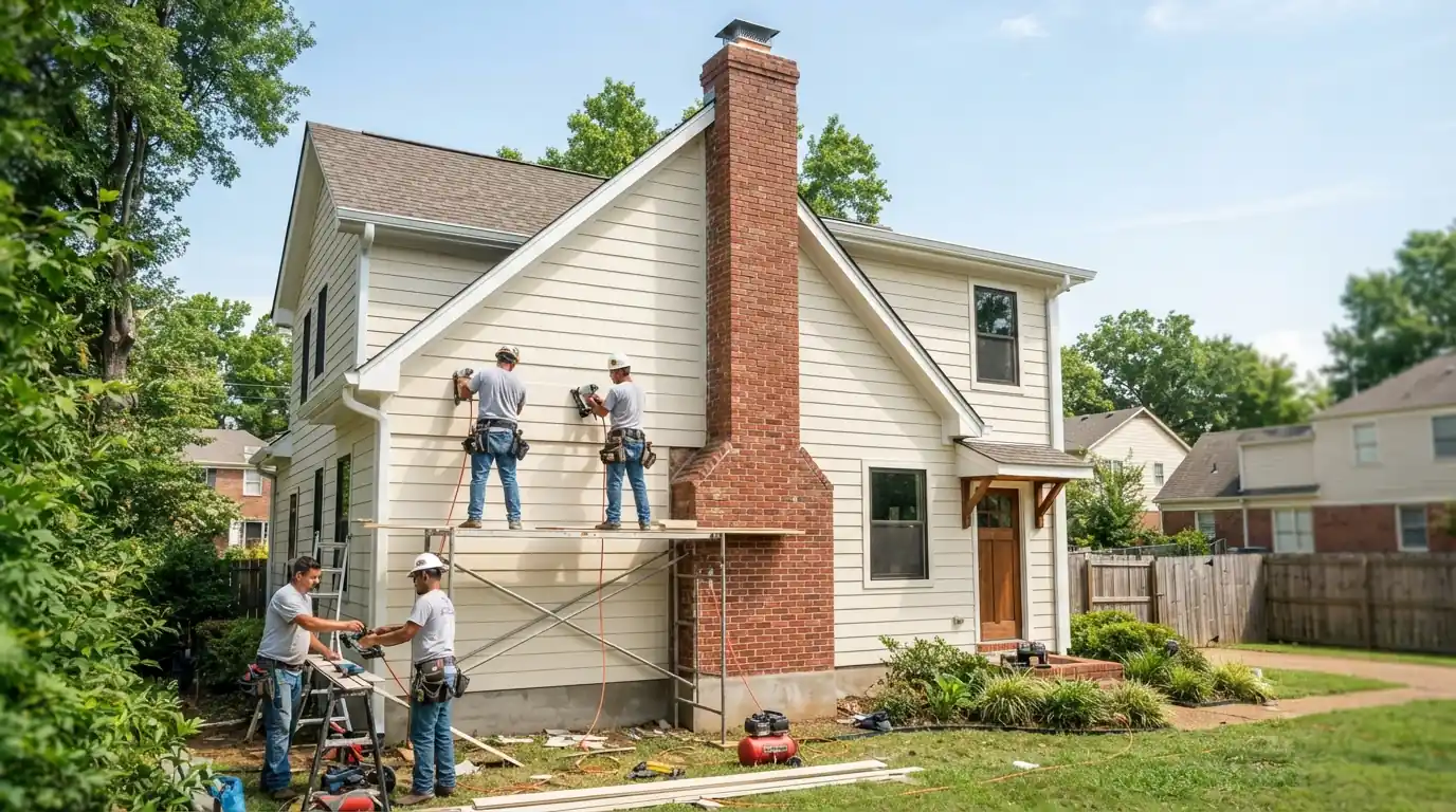 Exteriors roofing work in Memphis